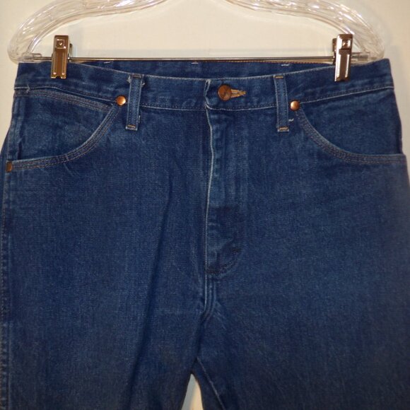 Wrangler Premium Straight Leg Jeans Sz 34 X 31 - Picture 2 of 5